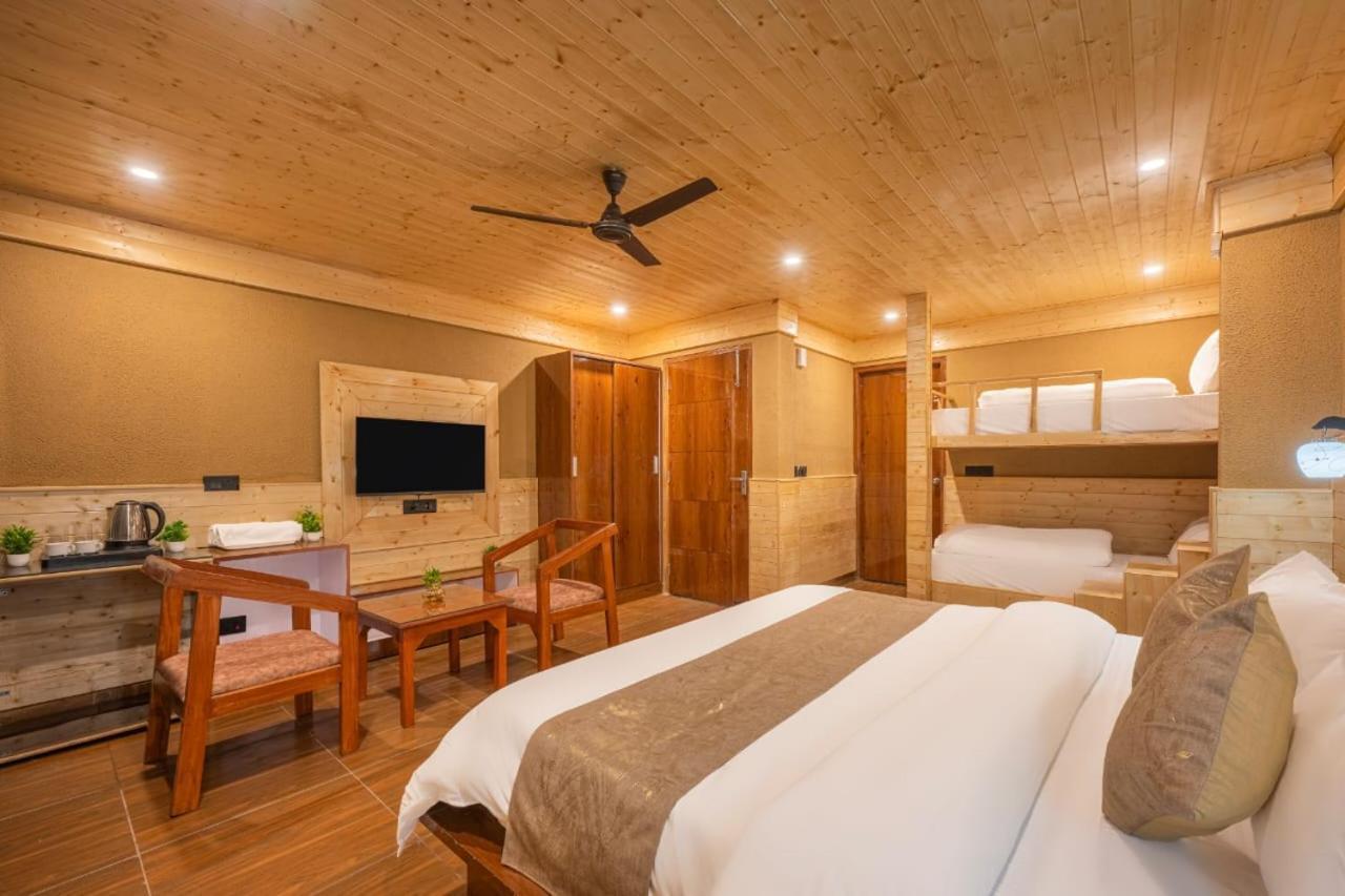 The Countryside Retreat I Vacations I Conference I Mice I Family Events I Open Air Terrace I Sky Bonfire I Kufri By Exotic Stays Shimla Eksteriør bilde